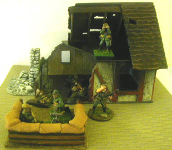 28mm WWII Ruined Cottage